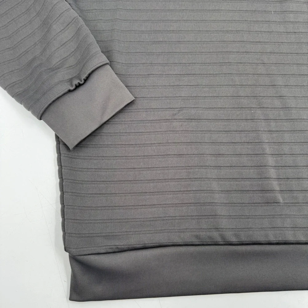 Antigua MCC Michelbook Mens Pullover Golf Sweater Quarter Zip Size M‎ Gray
